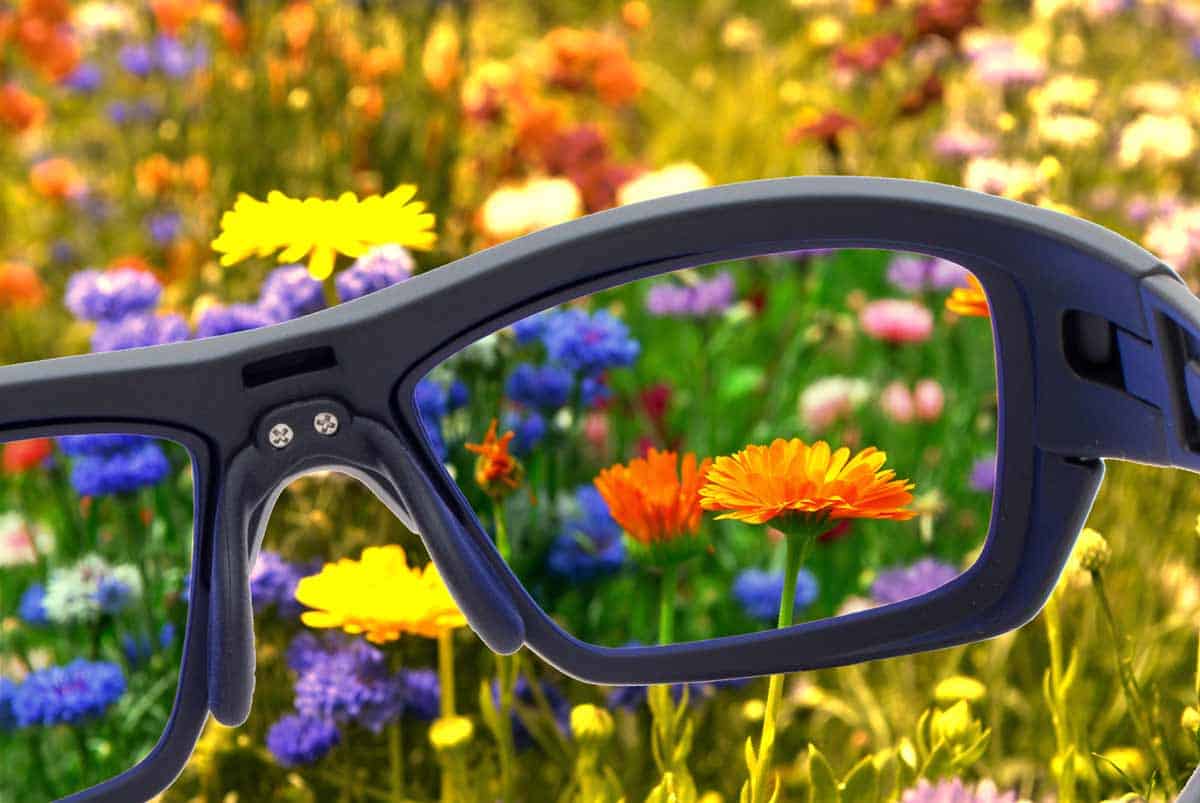 LED Grow Room Glasses Room Grow Glasses Clip Lightweight for Indoor Garden for Myopic Wearers 
