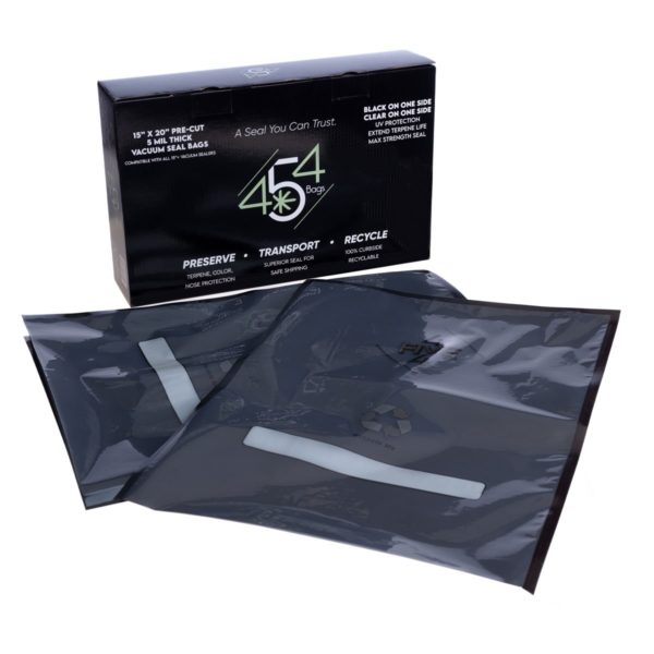 454 Bags Vacuum Bags Black / Clear Box and Product