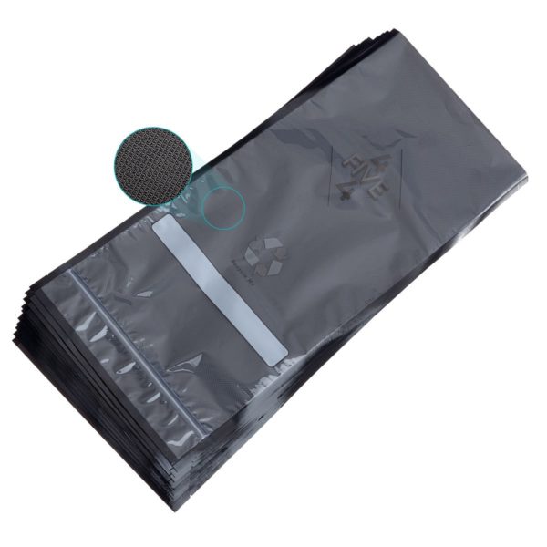 454 Bags Vacuum Bag with Re-Sealable Zipper - Black/Clear Product