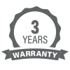 5 Year Warranty Badge