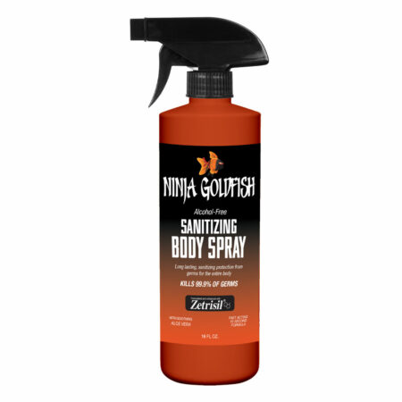 Ninja GoldFish Sanitizing Body Spray - 16 Ounce Spray Bottle