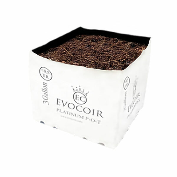 Evocoir Coco - 3 gallon bag open with coco inside.