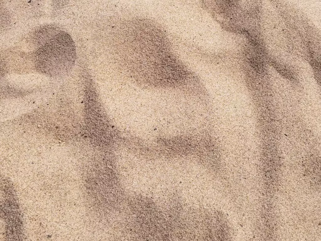 Image of sand, which is contains a lot of Silica