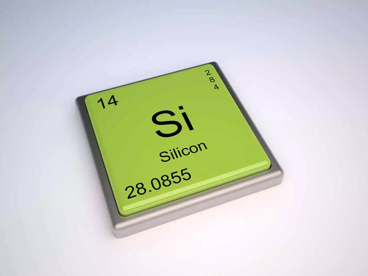 Silicon Element from Periodic Table